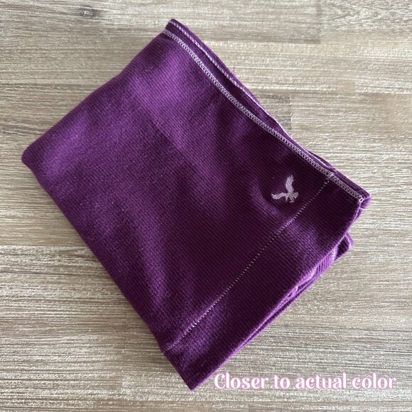 American Eagle Outfitters Purple Boyfriend Tank top Womens Size S Y2K - Picture 2 of 8